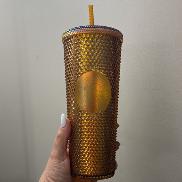 Starbucks Other - New! Starbucks 50 Years Edition Gold Copper Venti Travel Tumbler with st…